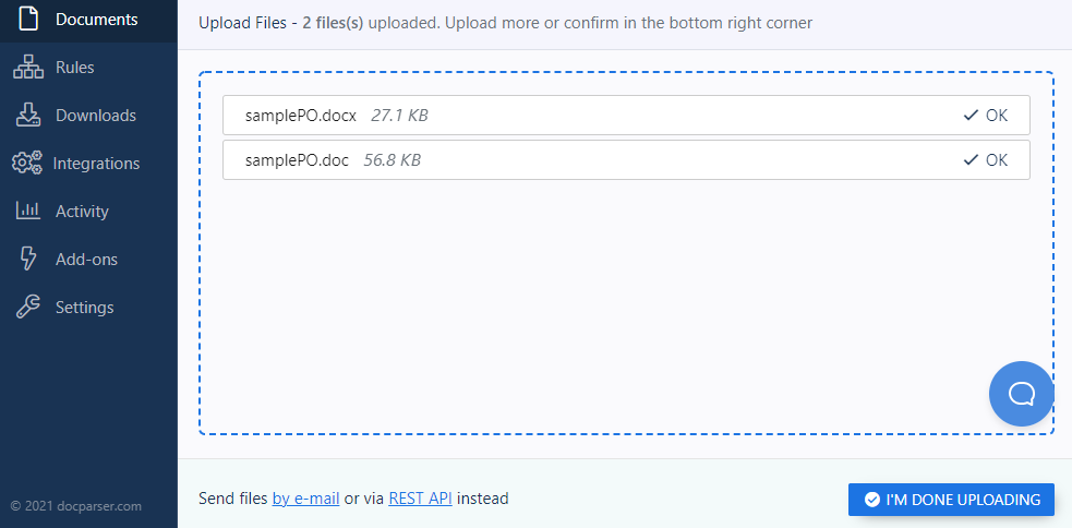 uploading directly 