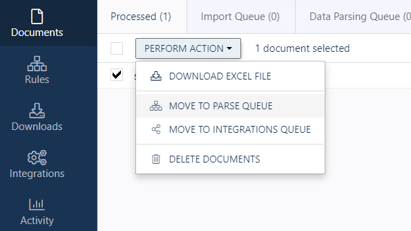  re-queue your documents for processing 