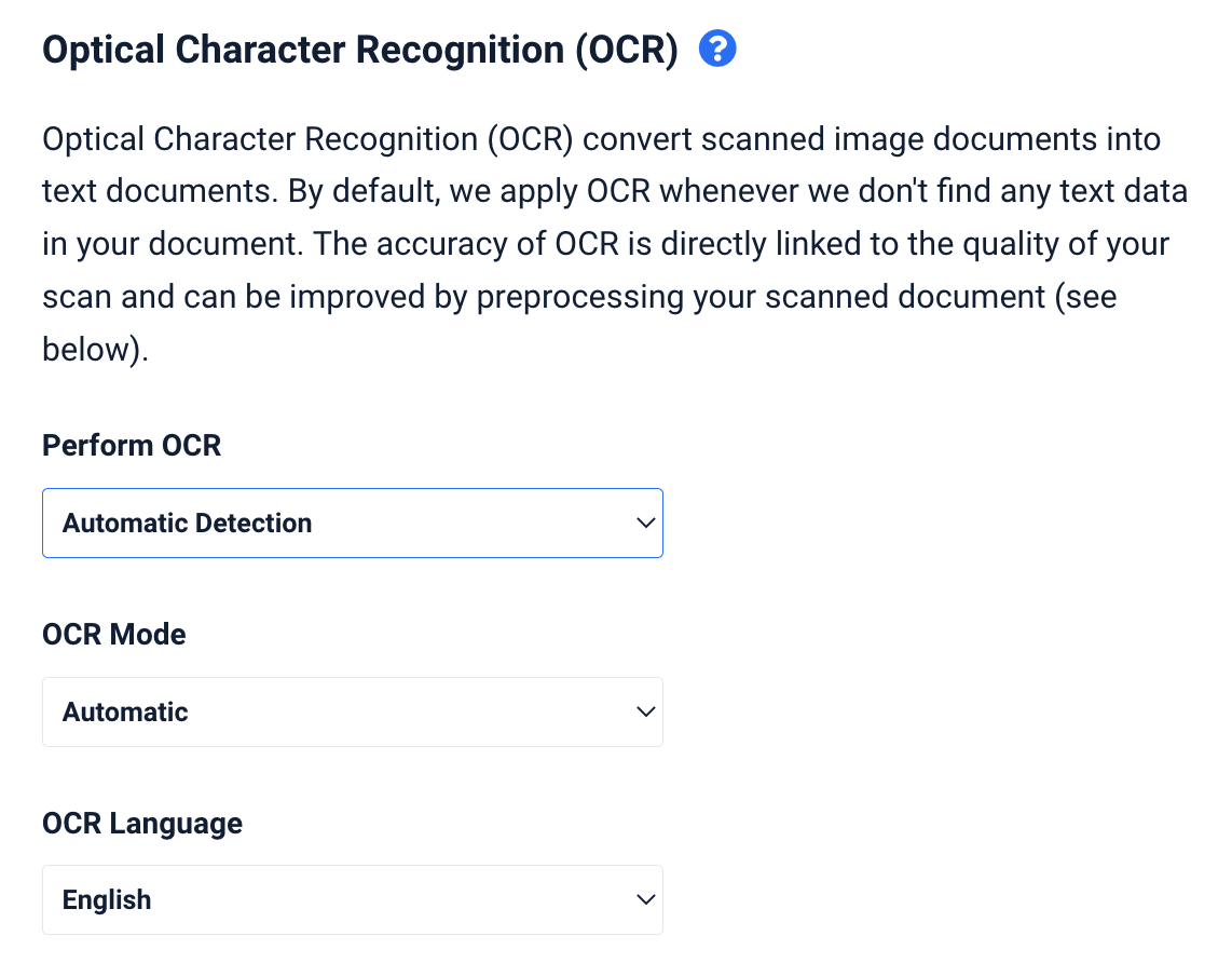 optical character recognition